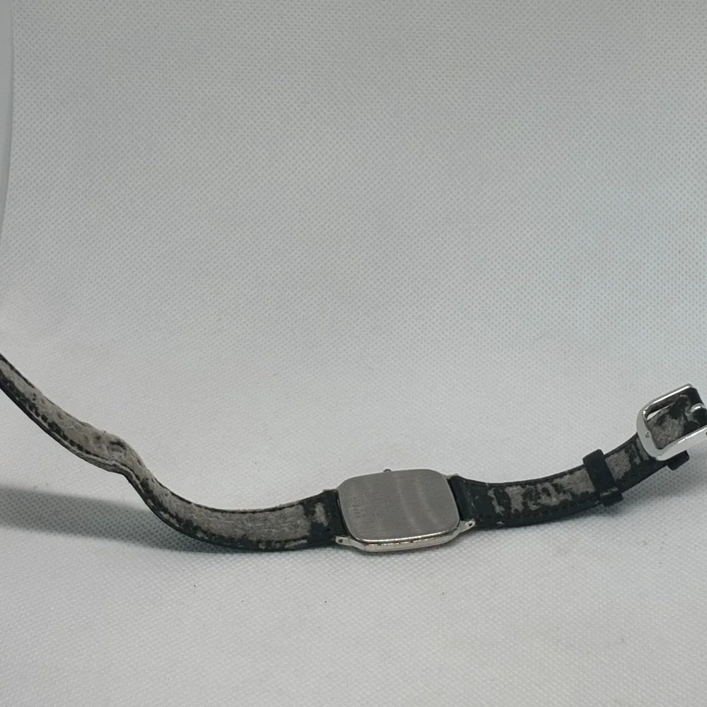 Seiko Dolce 9531-5000 Men Watch Textured Dial Two Tone Tank- RUNNING!